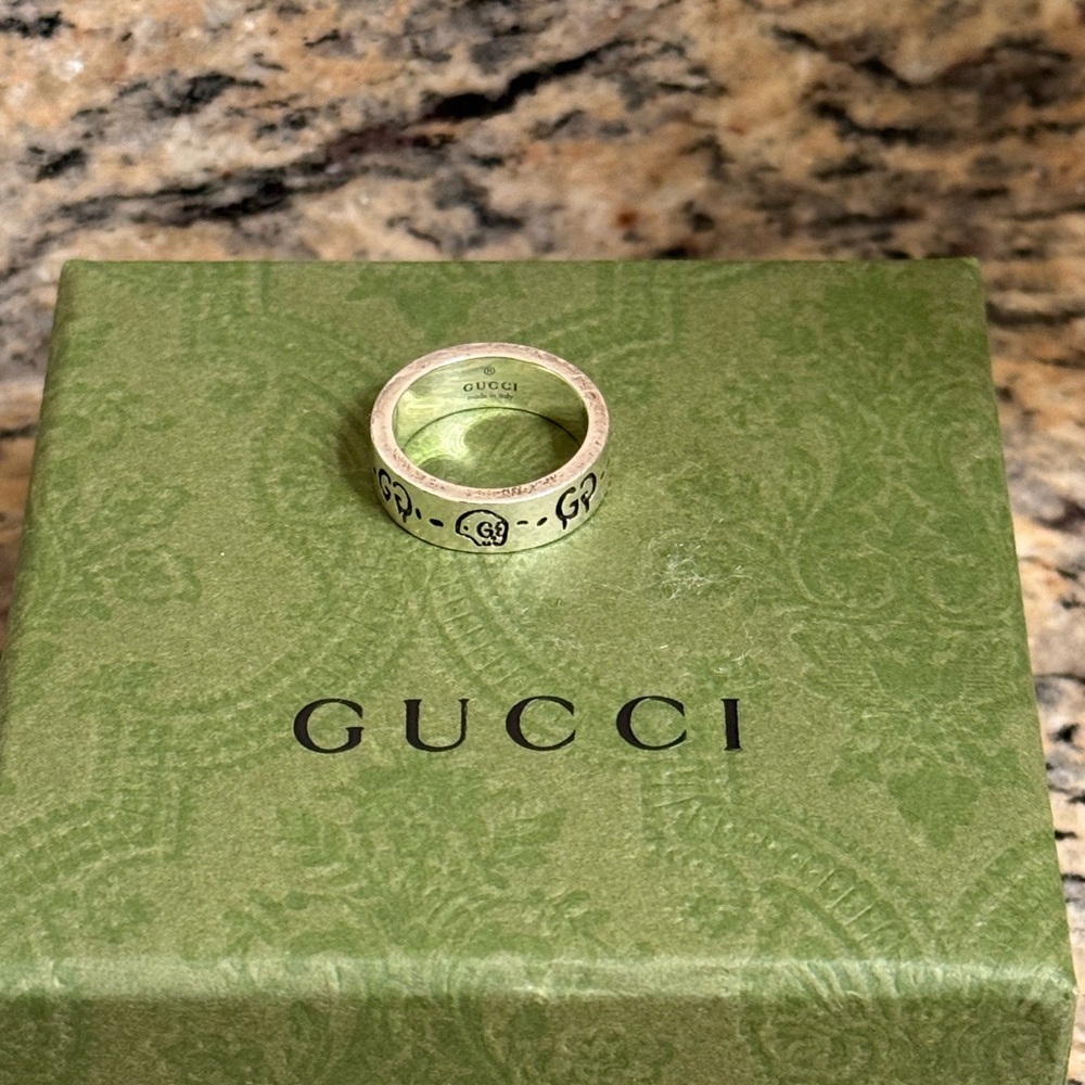 Gucci Ghost Ring in Silver